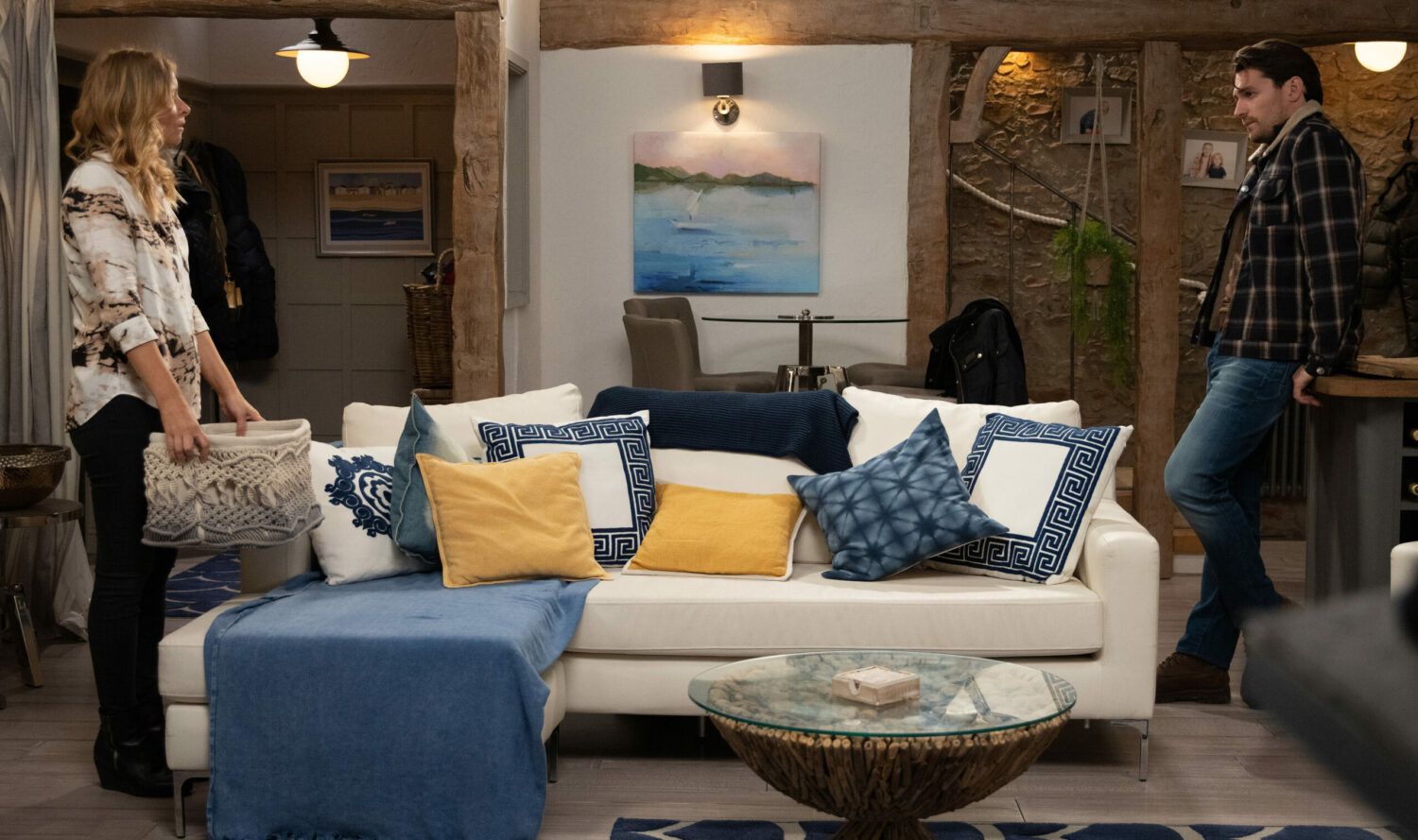 Emmerdale Jan 21 Mack jealous of Charity and Vanessa