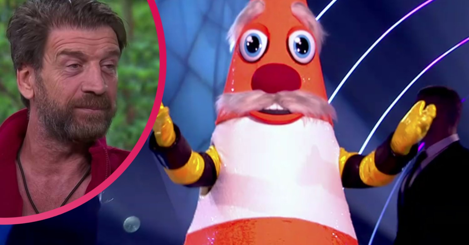 the masked singer traffic cone