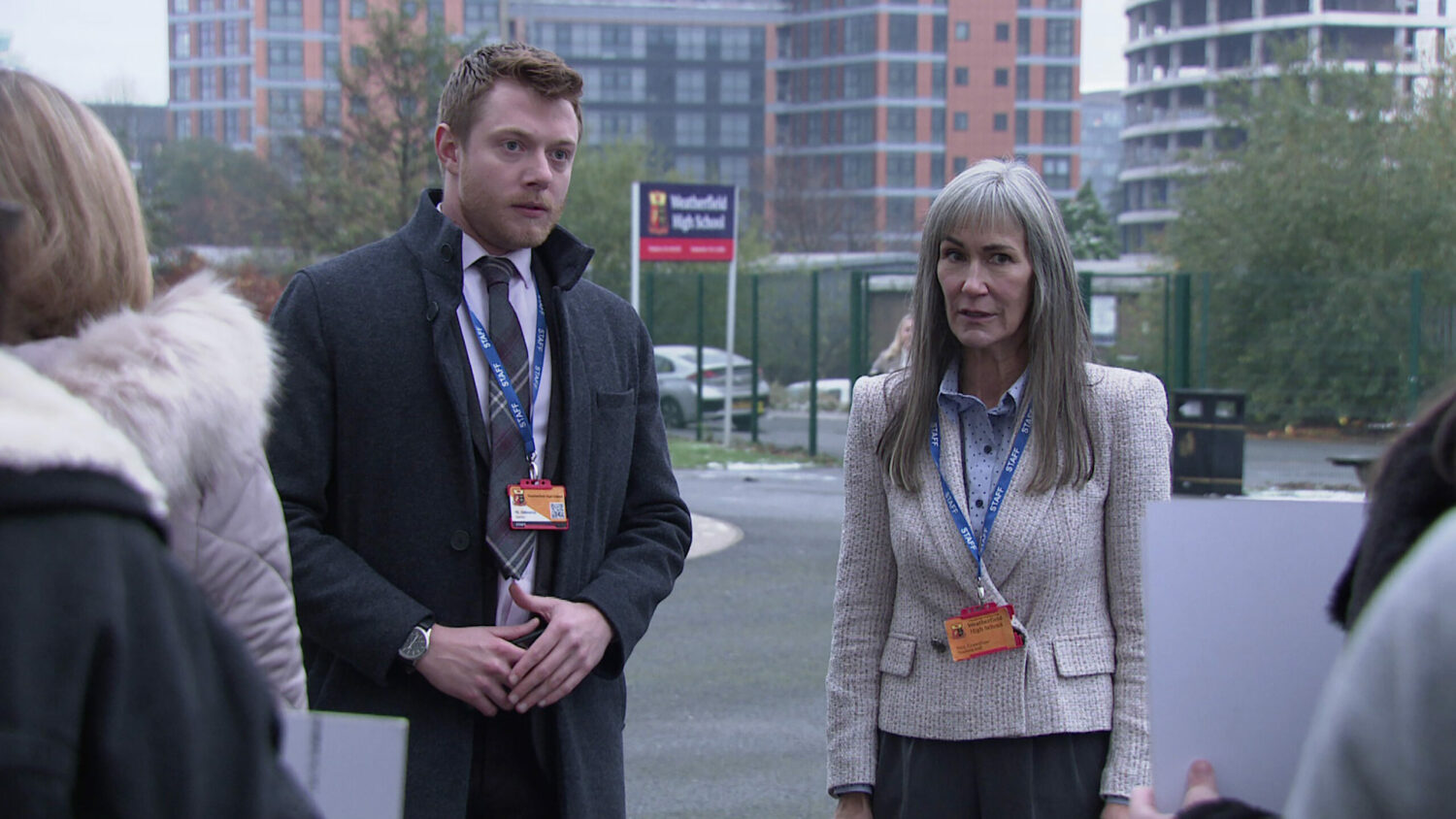 Coronation Street spoilers Jan 21 The reporter from the Gazette arrives at the protest, how will Mrs Crawshaw react.
