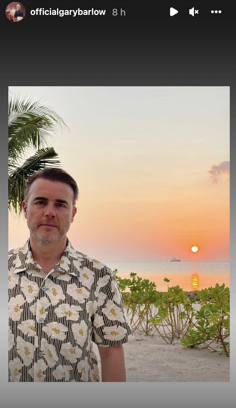 Gary barlow instagram