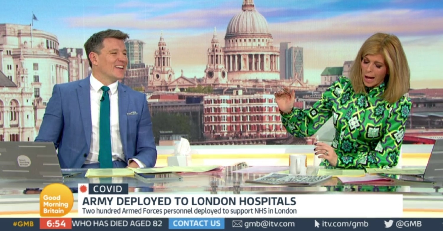 kate garraway and ben shephard on GMB