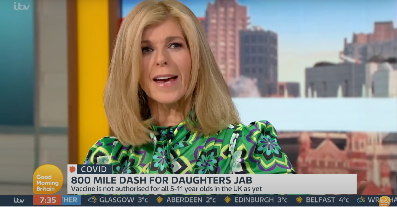Kate Garraway on GMB