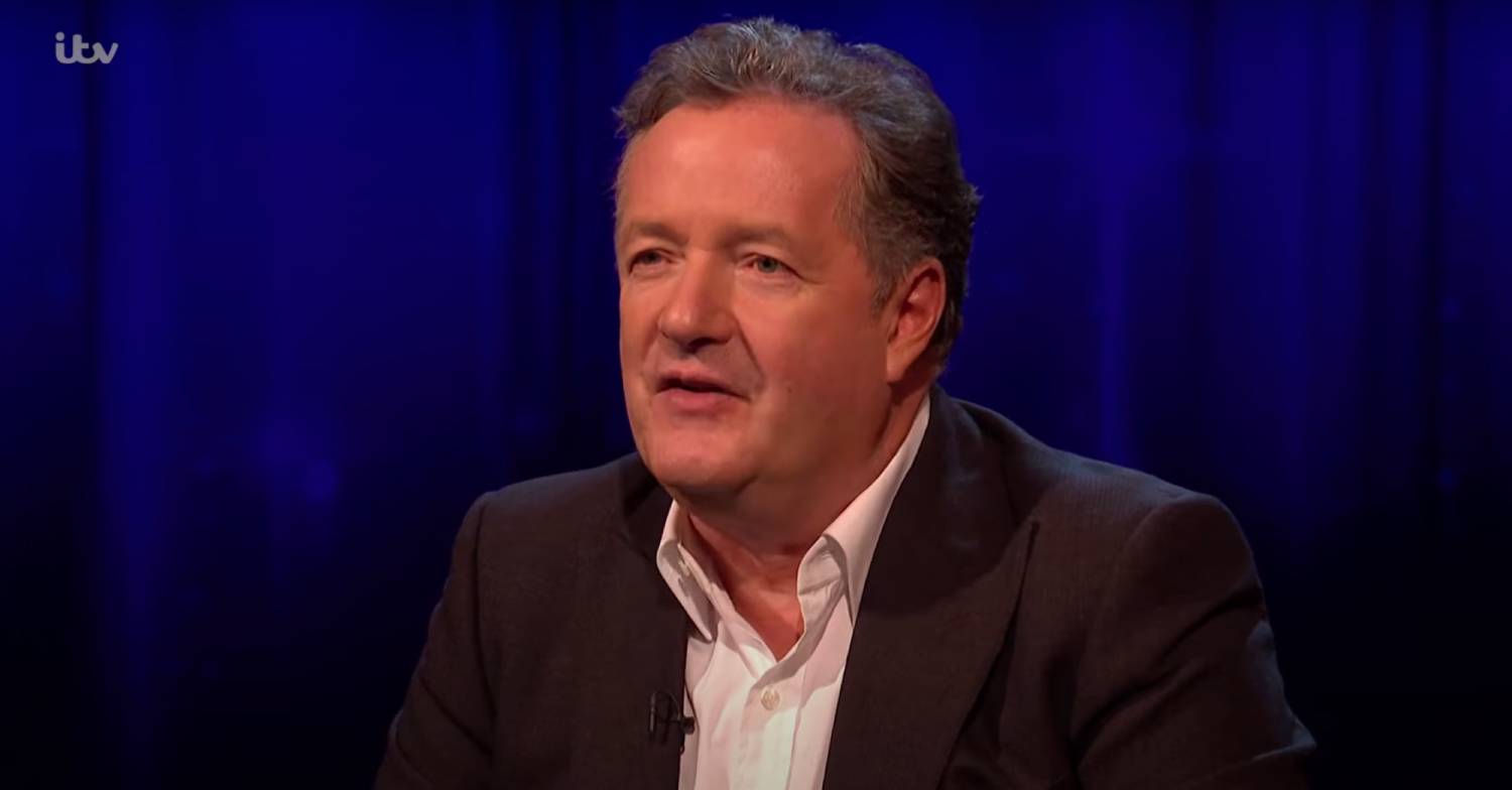 Some fans cheekily suggested the pic showed Piers with 'a third leg'