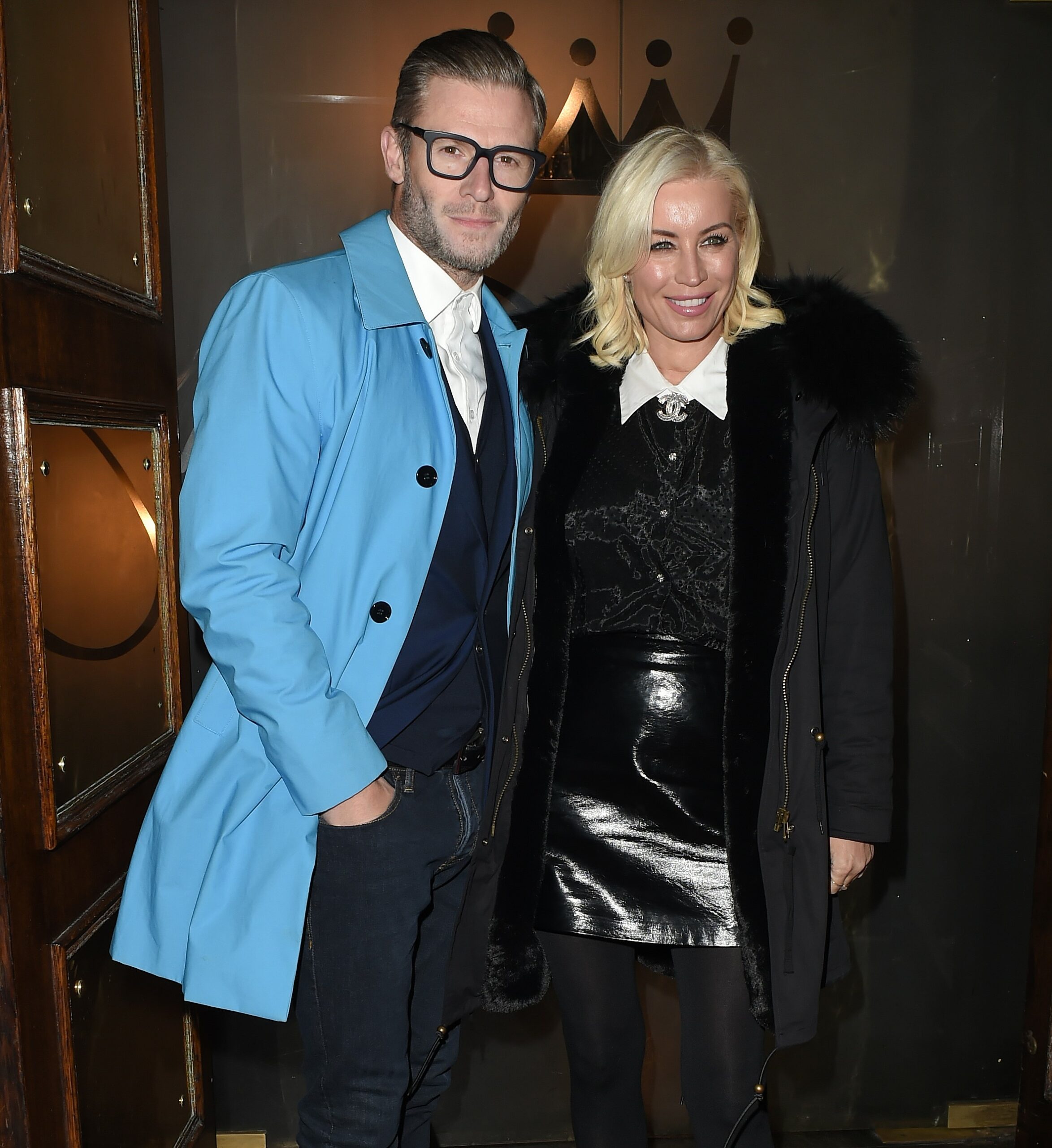 Denise Van Outen and partner Eddie Boxshall before their split