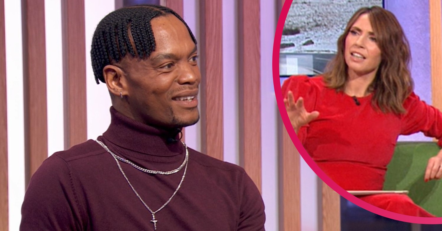 Johannes Radebe and Alex Jones on The One Show