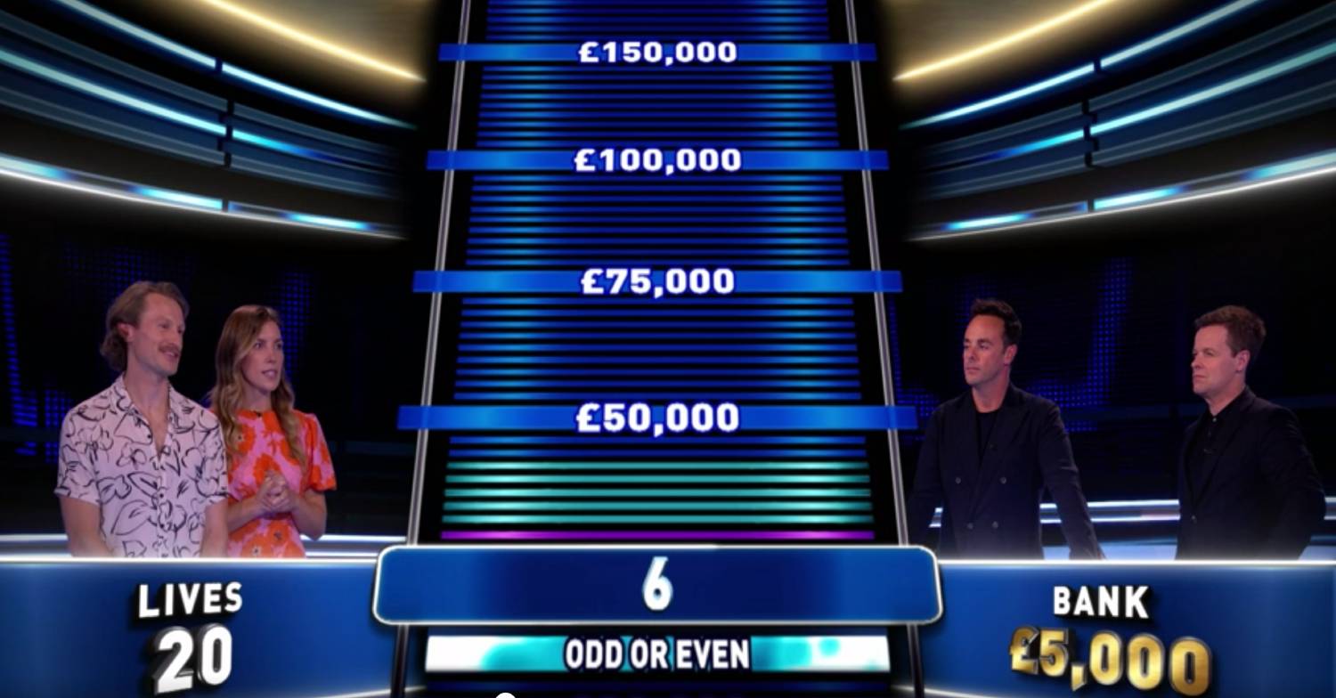 Will and Kathryn won a fortune on the new Saturday night show