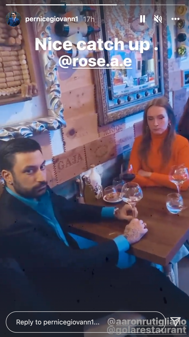 Strictly star Rose Ayling-Ellis reunites with Giovanni Pernice