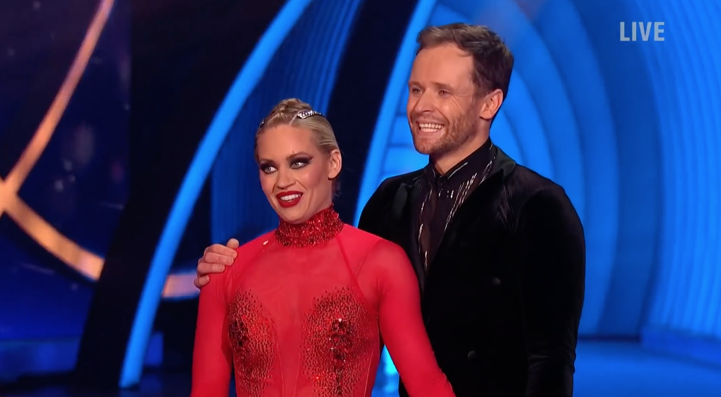 Kimberly dancing on ice