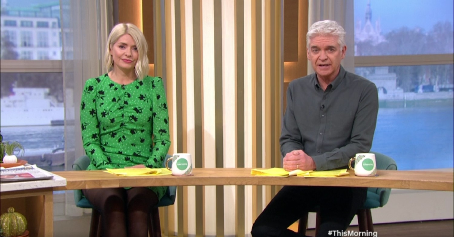 phillip schofield and holly willoughby on this morning