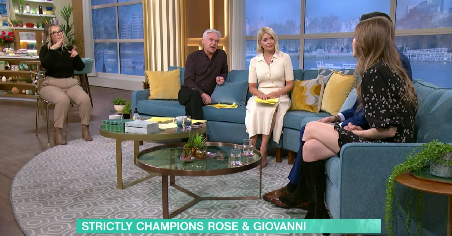 Holly Willoughby on This Morning