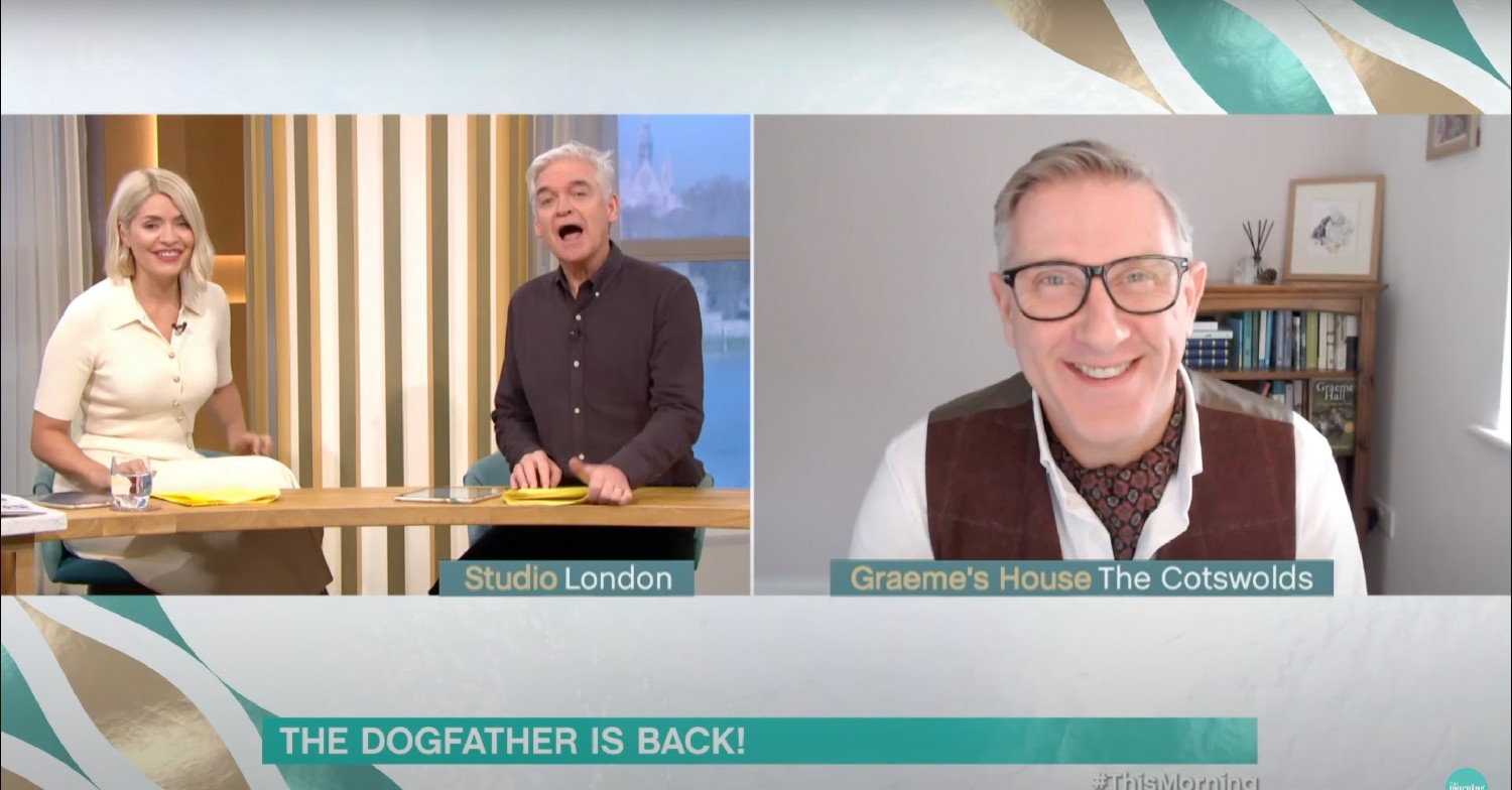 holly willoughby dog father phillip schofield on this morning