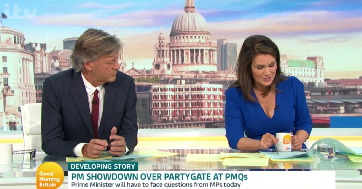 Richard Madeley on Good Morning Britain with Susanna Reid