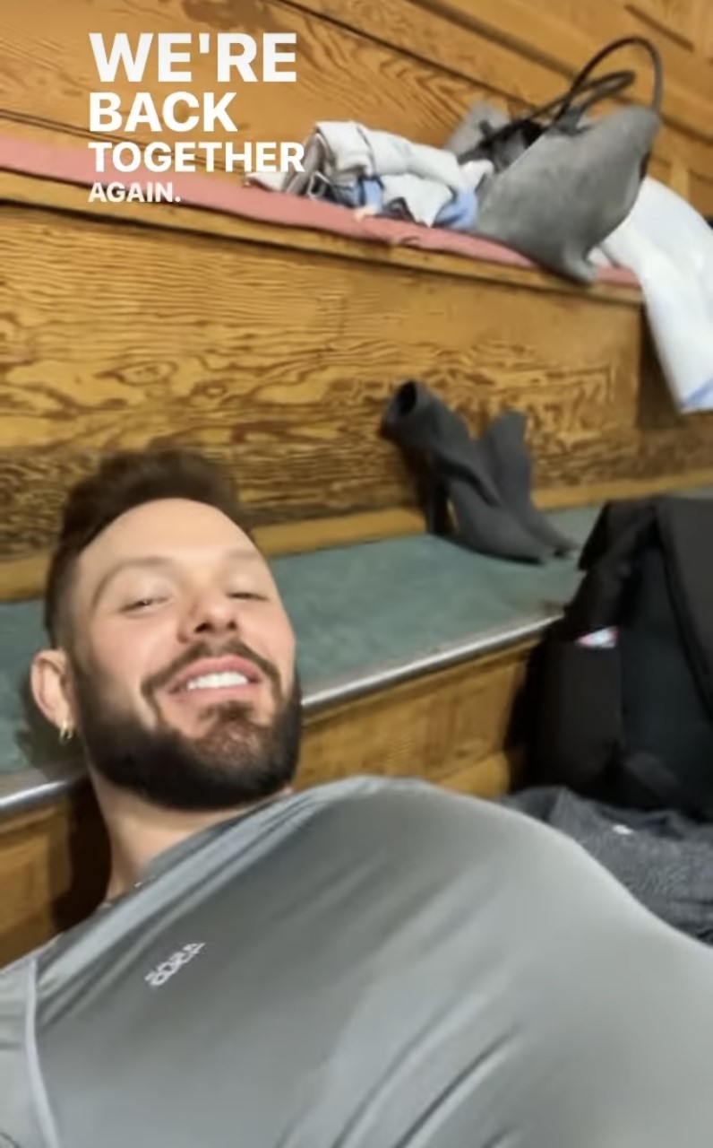 John Whaite on Instagram with partner Johannes Radebe