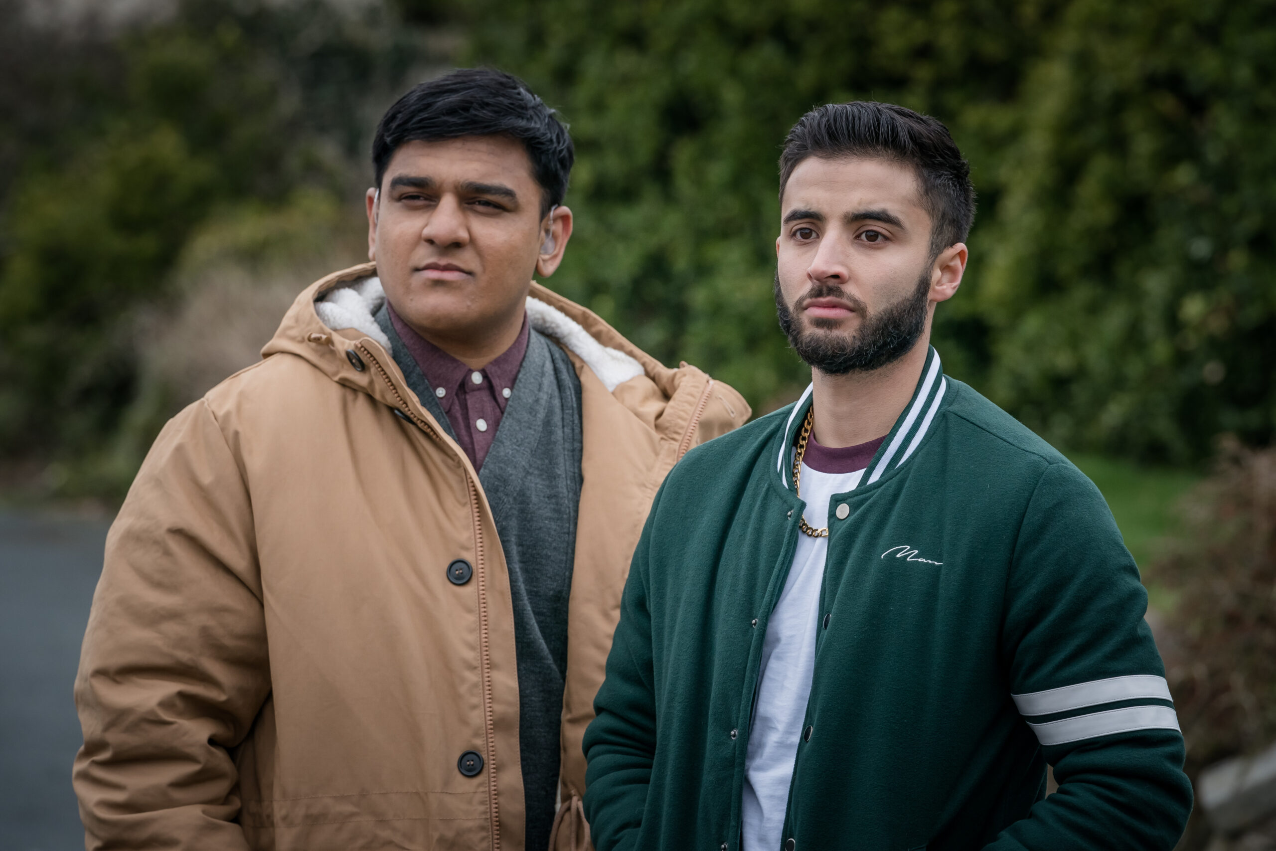 Nadeem Islam as Jamal Rahman and Michael Karim as Adnan Rahman (Credit: ITV1)