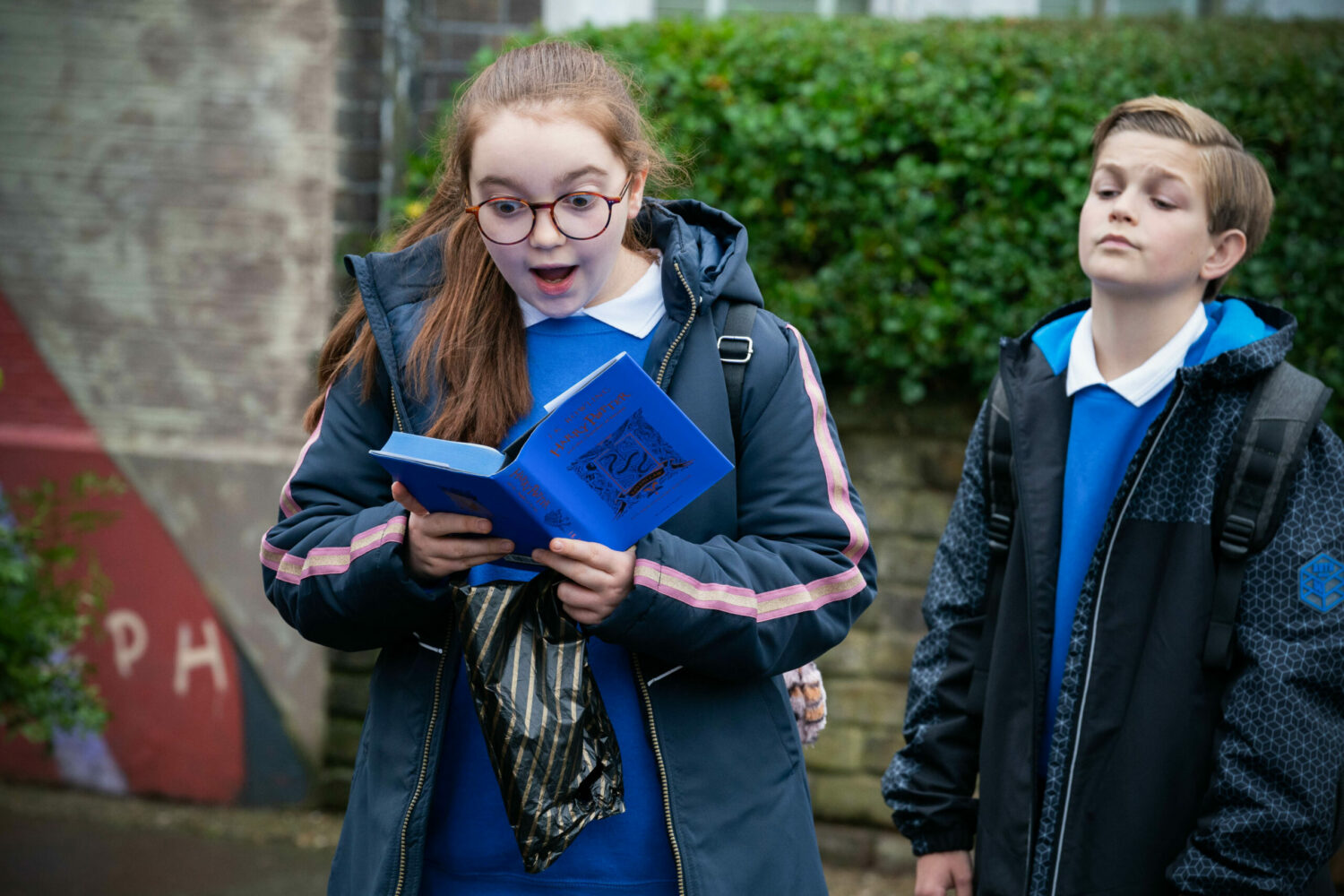 EastEnders Mon 24 Jan Scarlett is thrilled with a special present from Mick, which Mick tells her was Janine's idea