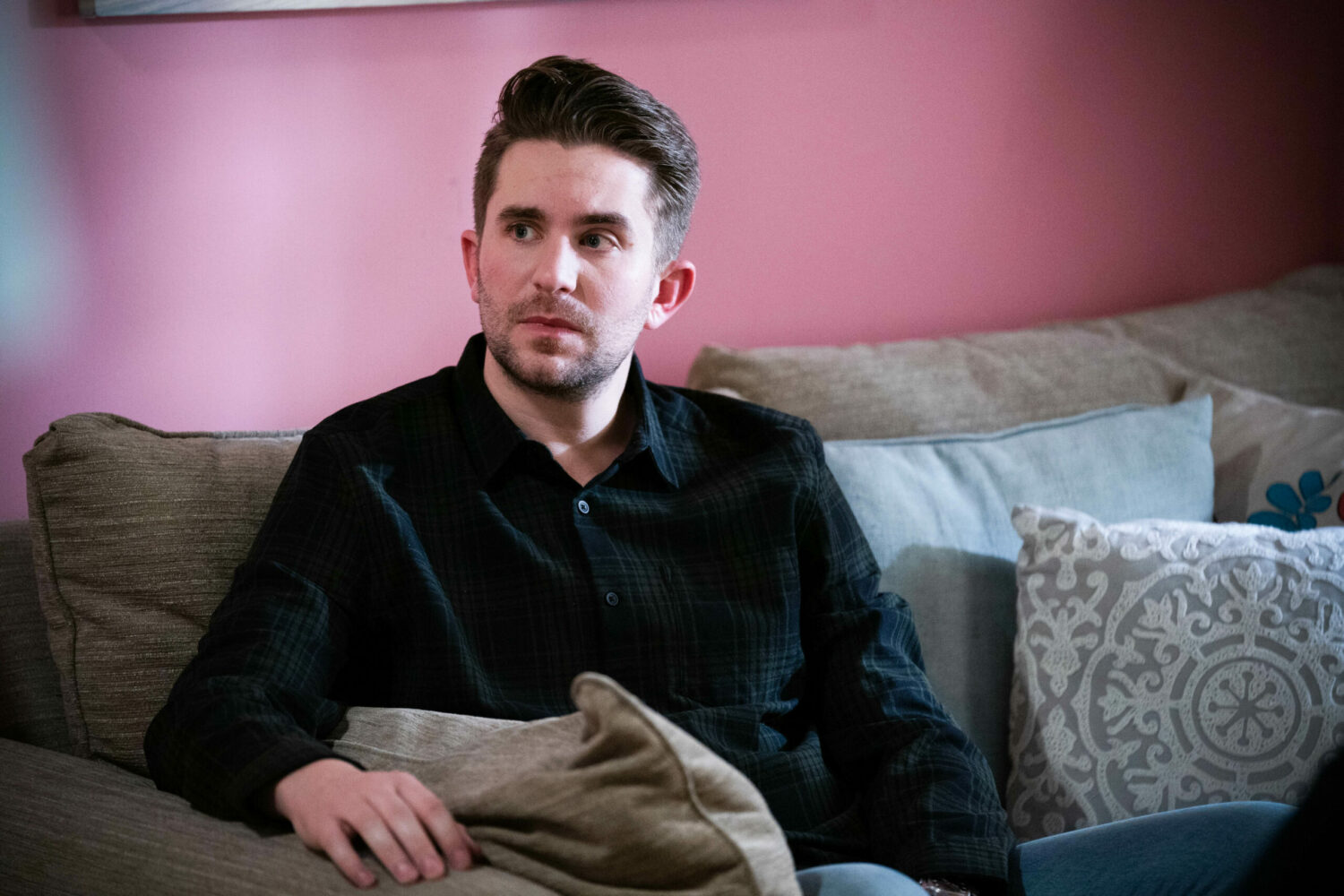 EastEnders Callum Highway looking bored