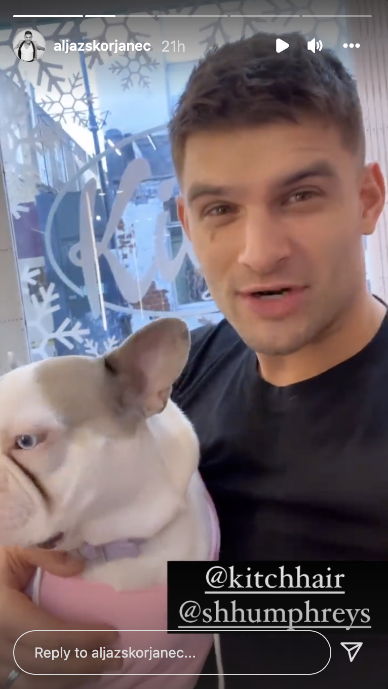 aljaz skorjanec haircut ahead of Strictly Come Dancing Live Tour