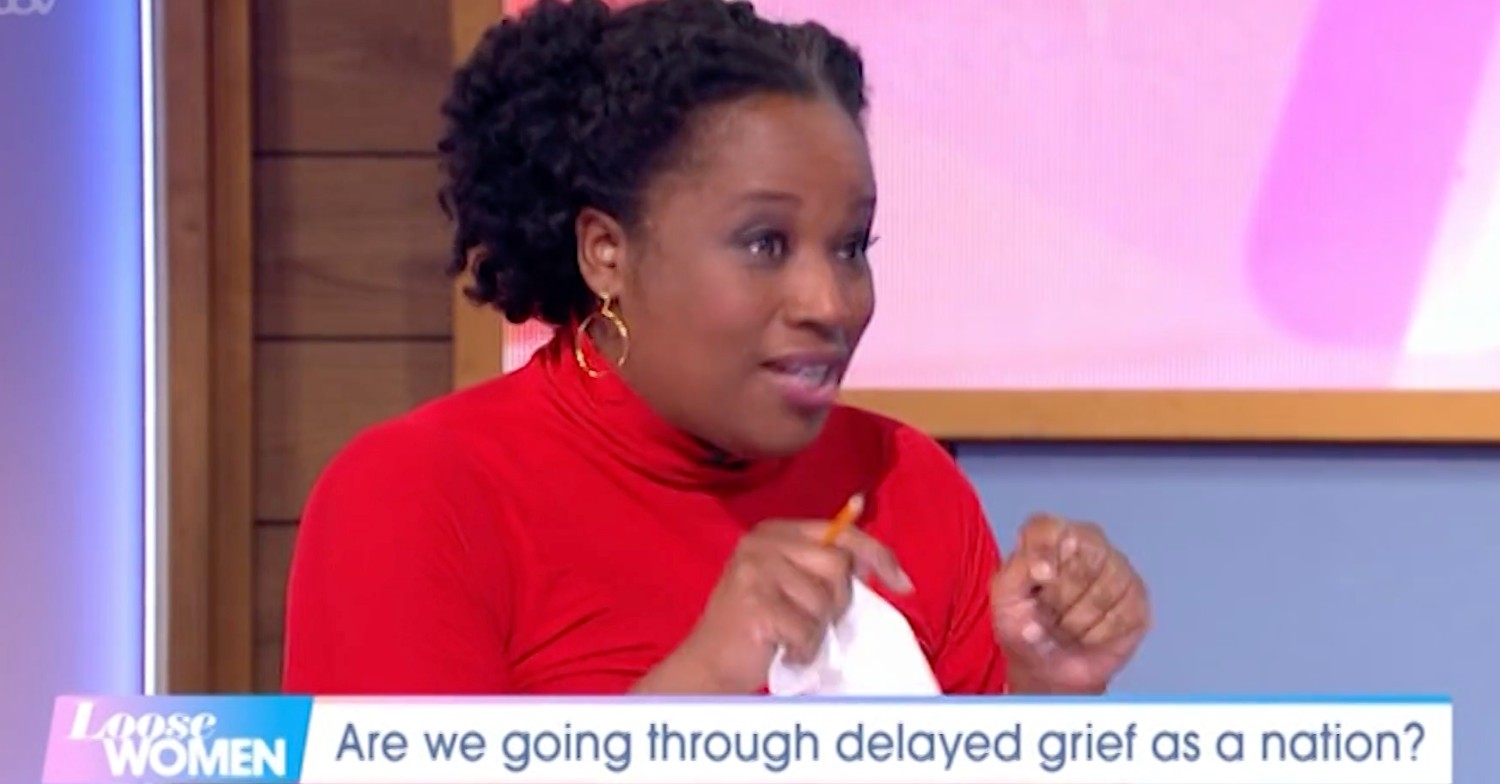Charlene White breaks down on Loose Women today