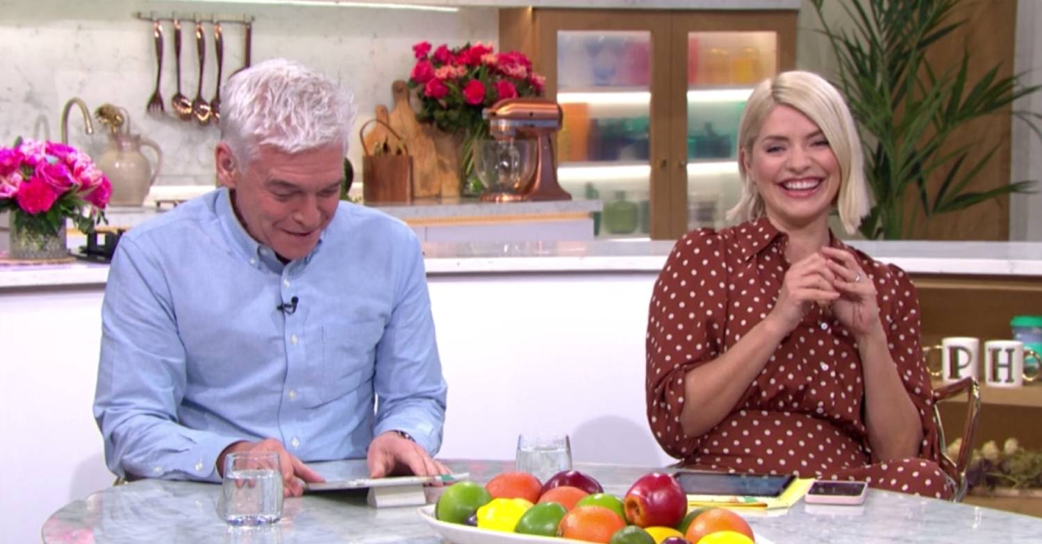 Phillip Schofield and Holly Willoughby had a good chuckle