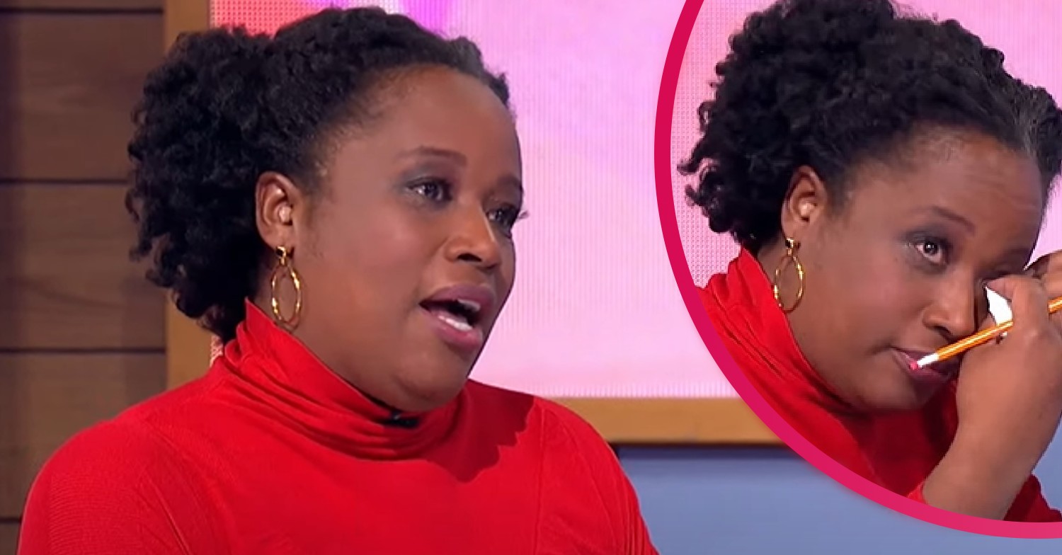 Charlene White crying on Loose Women today