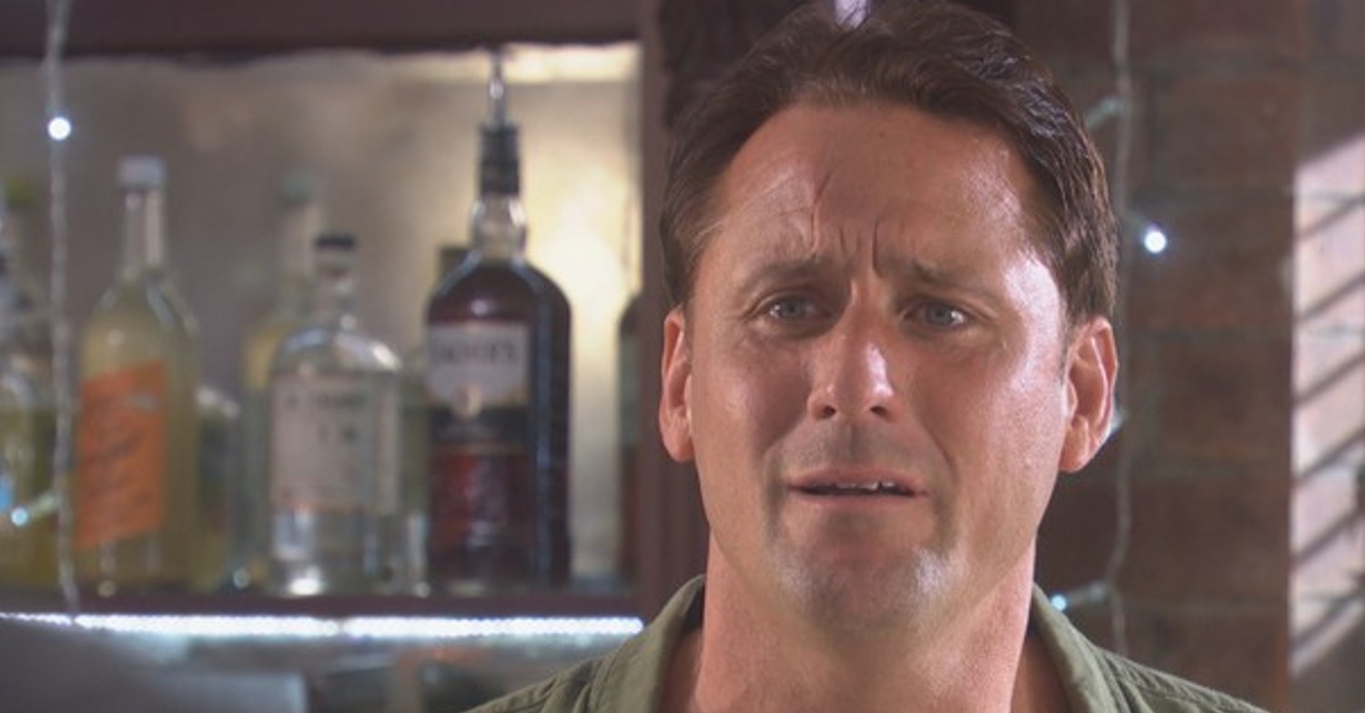 Tony was as confused by Kurt's return from the dead as Hollyoaks viewers (Credit: Lime Pictures)