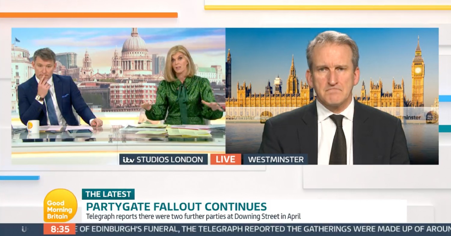 kate garraway interrupting ben shephard on gmb