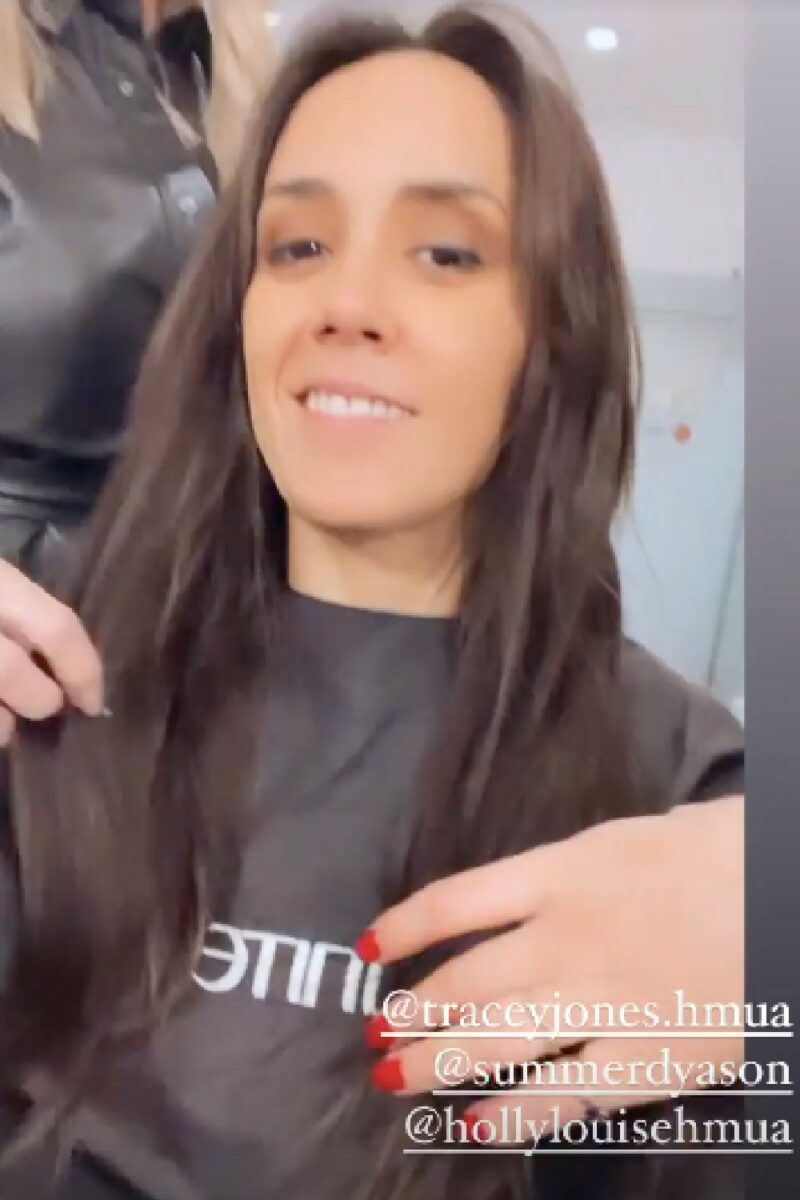Manrara transforms her hair ahead of Strictly tour