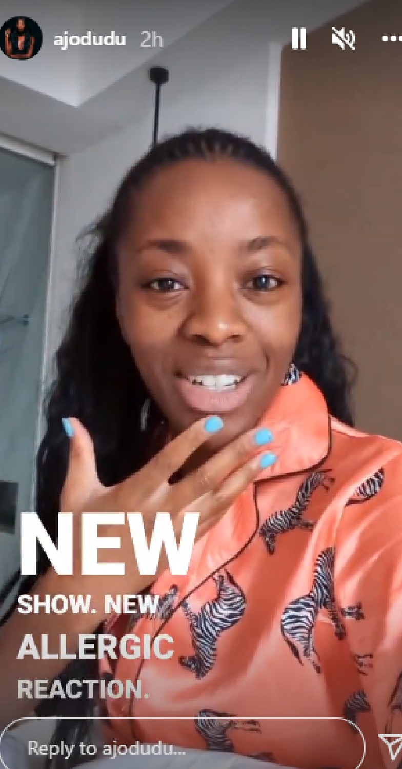 AJ Odudu on Instagram