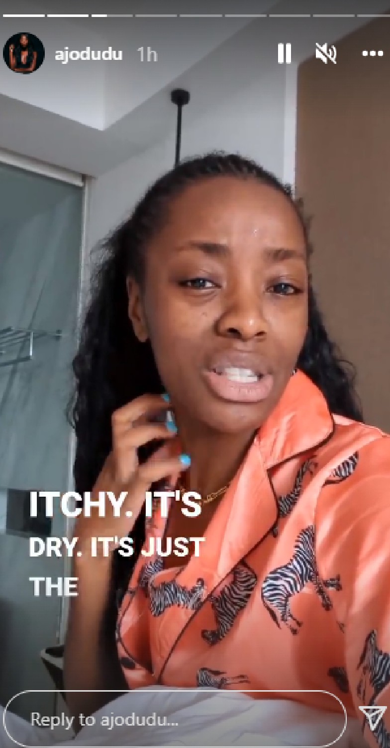 AJ Odudu on Instagram