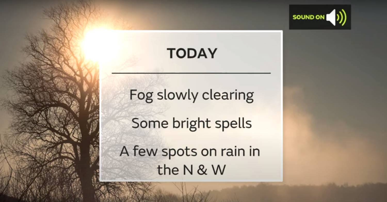 Snow is forecast... but here is the weather outlook for the next ten days