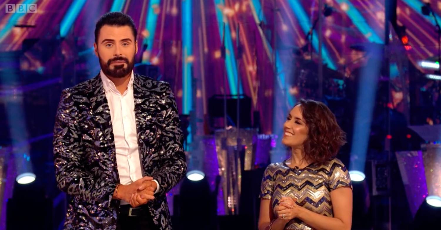 Rylan Clark returned for presenting duties with Janette Manrara