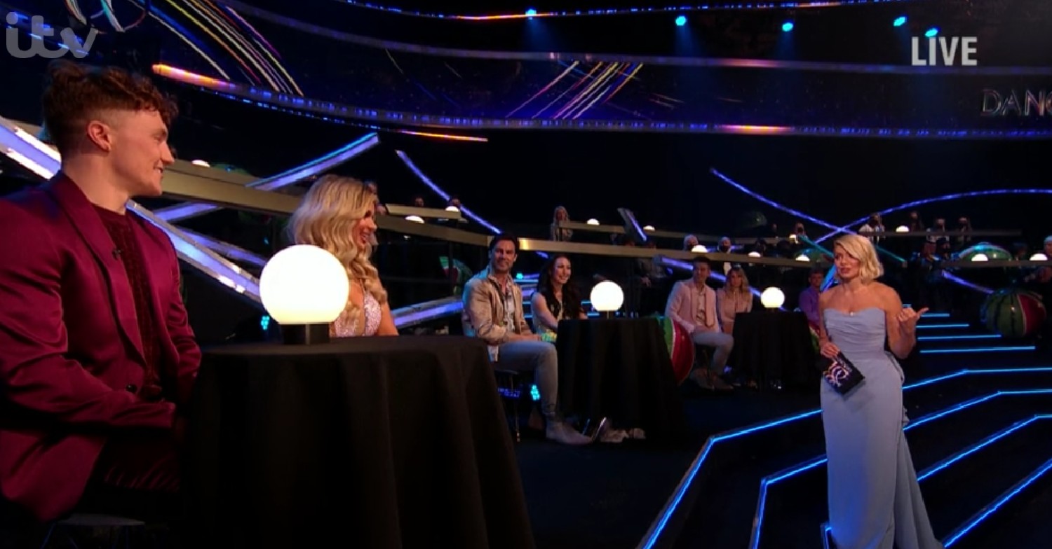 Dancing On Ice star Liberty Poole and Holly Willoughby