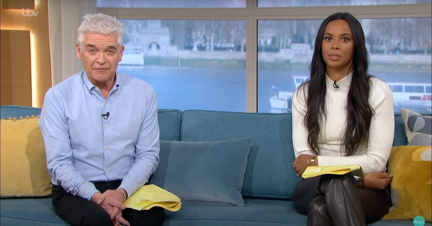 rochelle humes and phillip schofield on this morning today