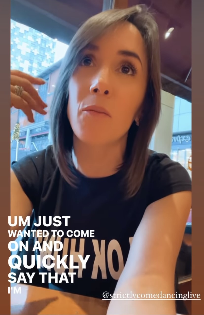 Janette Manrara apologises to Strictly tour fans