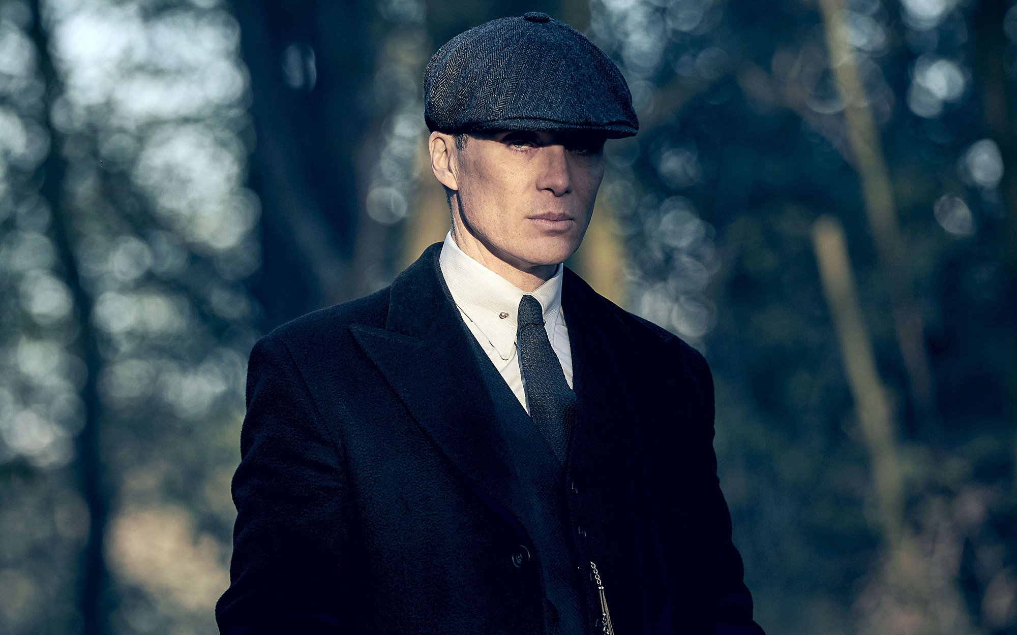 Tommy Shelby brooding in a Peaky Blinders season 6 promo