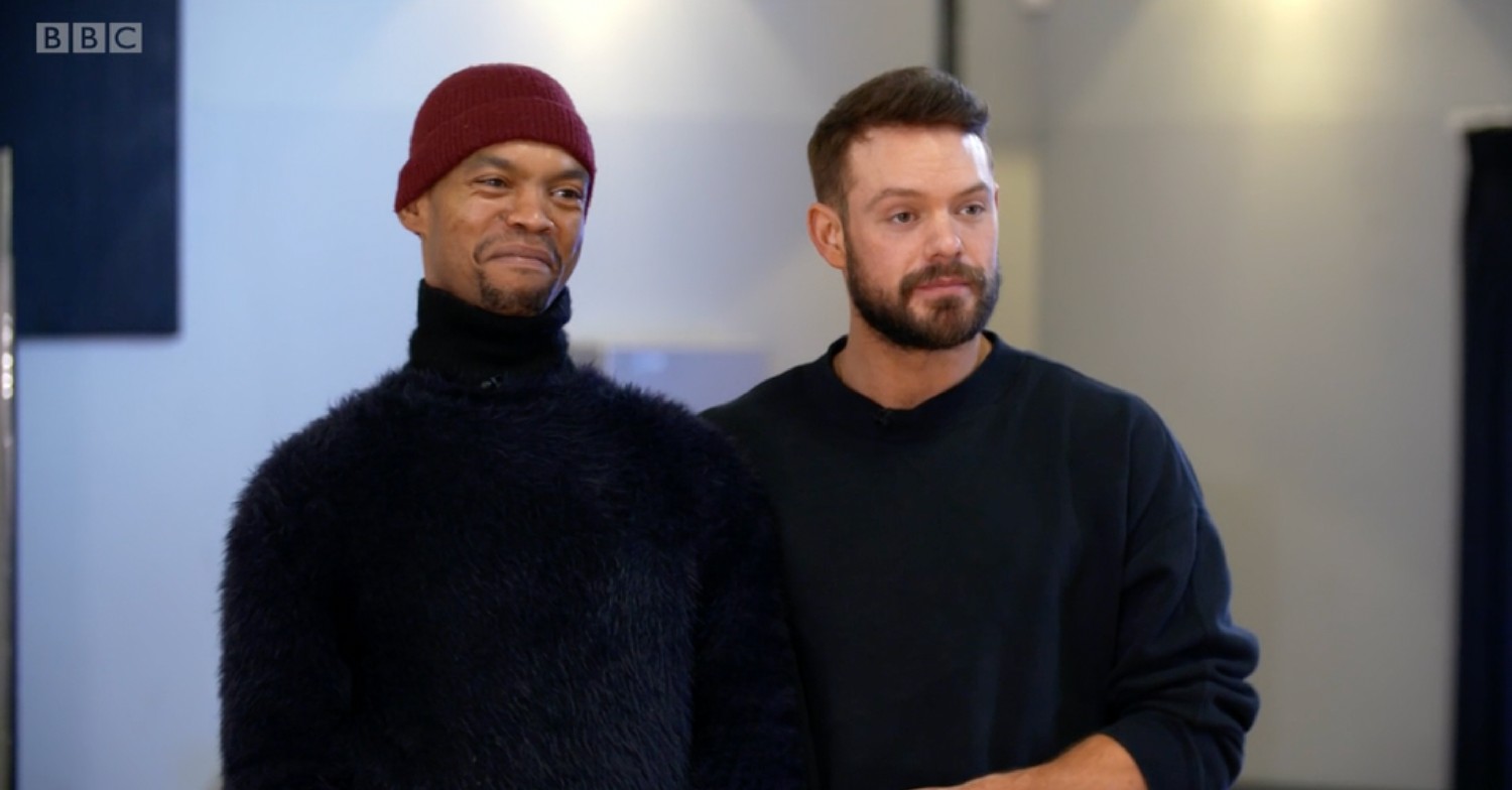 Strictly stars Johannes Radebe and John Whaite