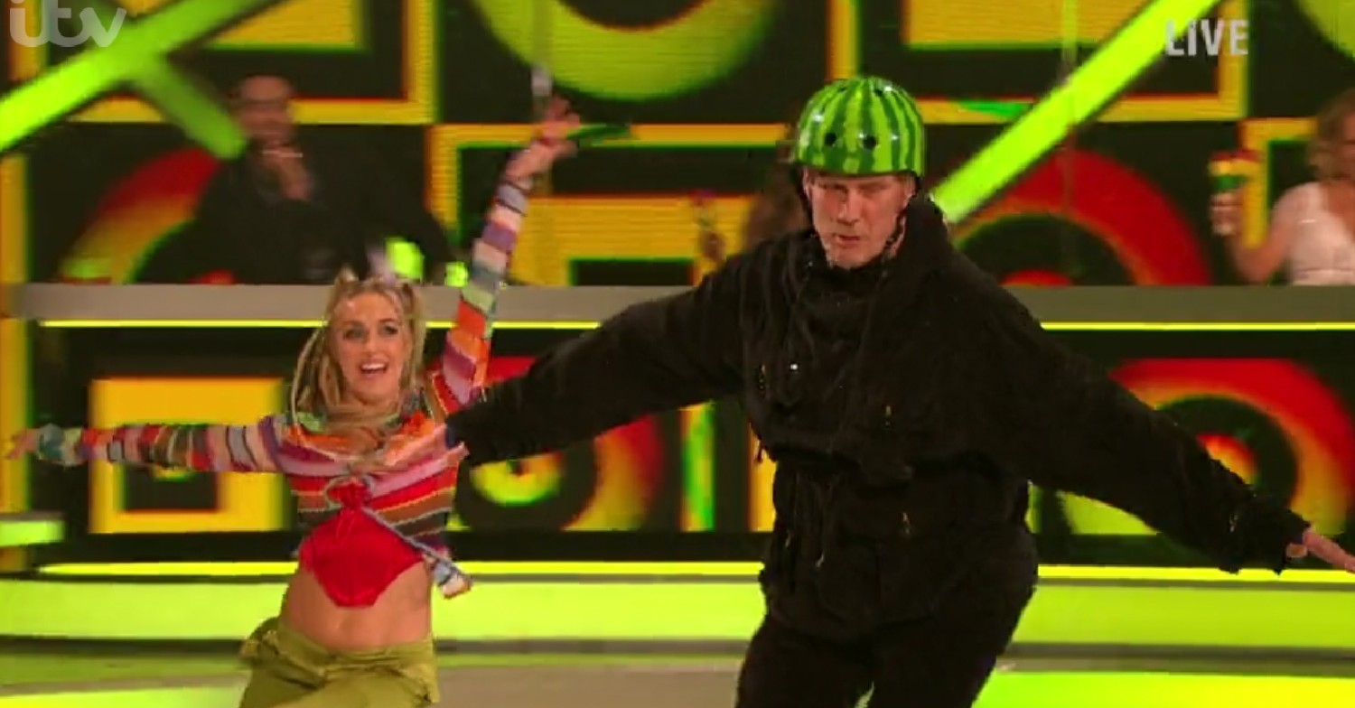 Bez skating on Dancing on Ice
