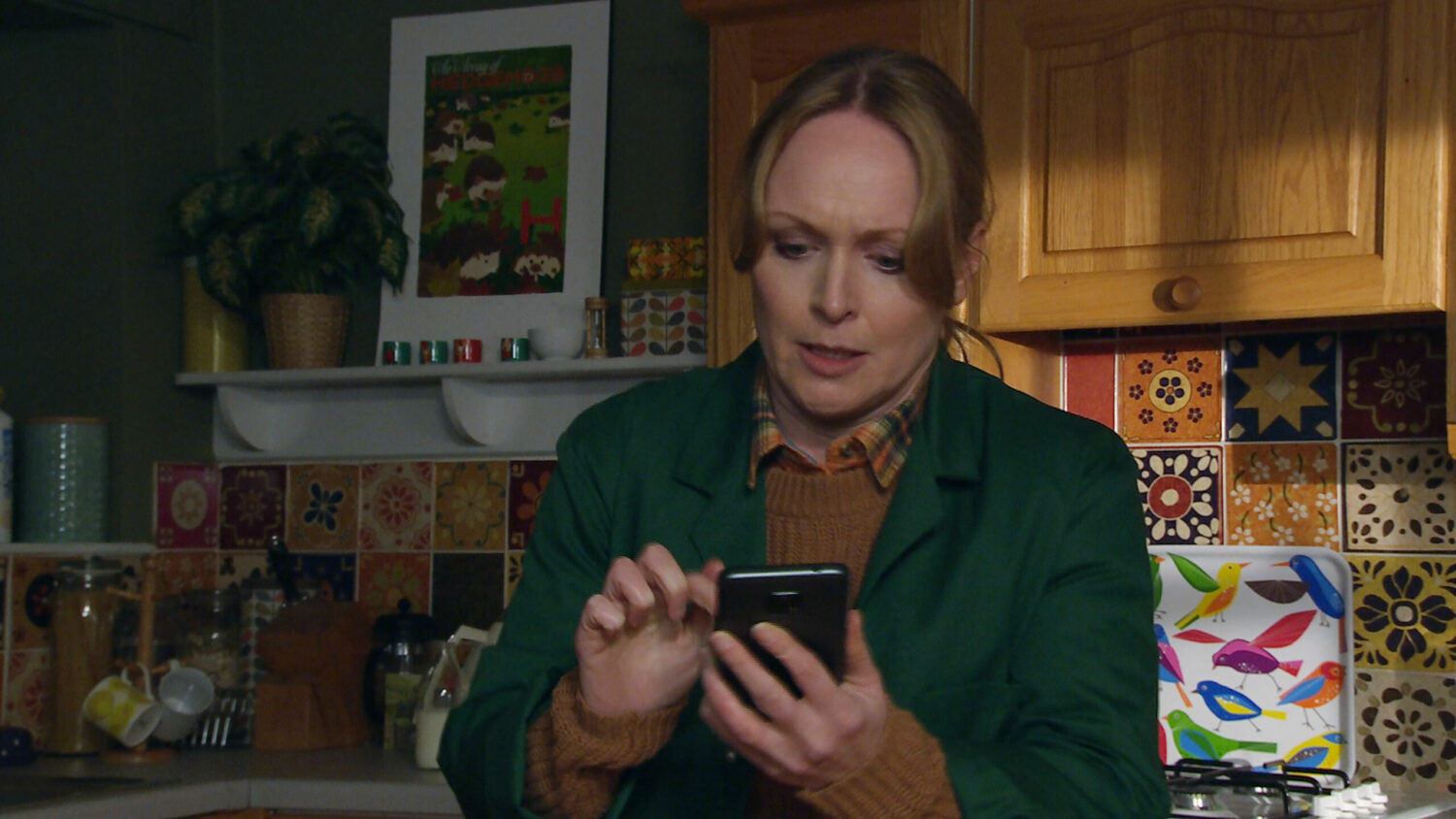 Emmerdale Vanessa is horrified after her phone call