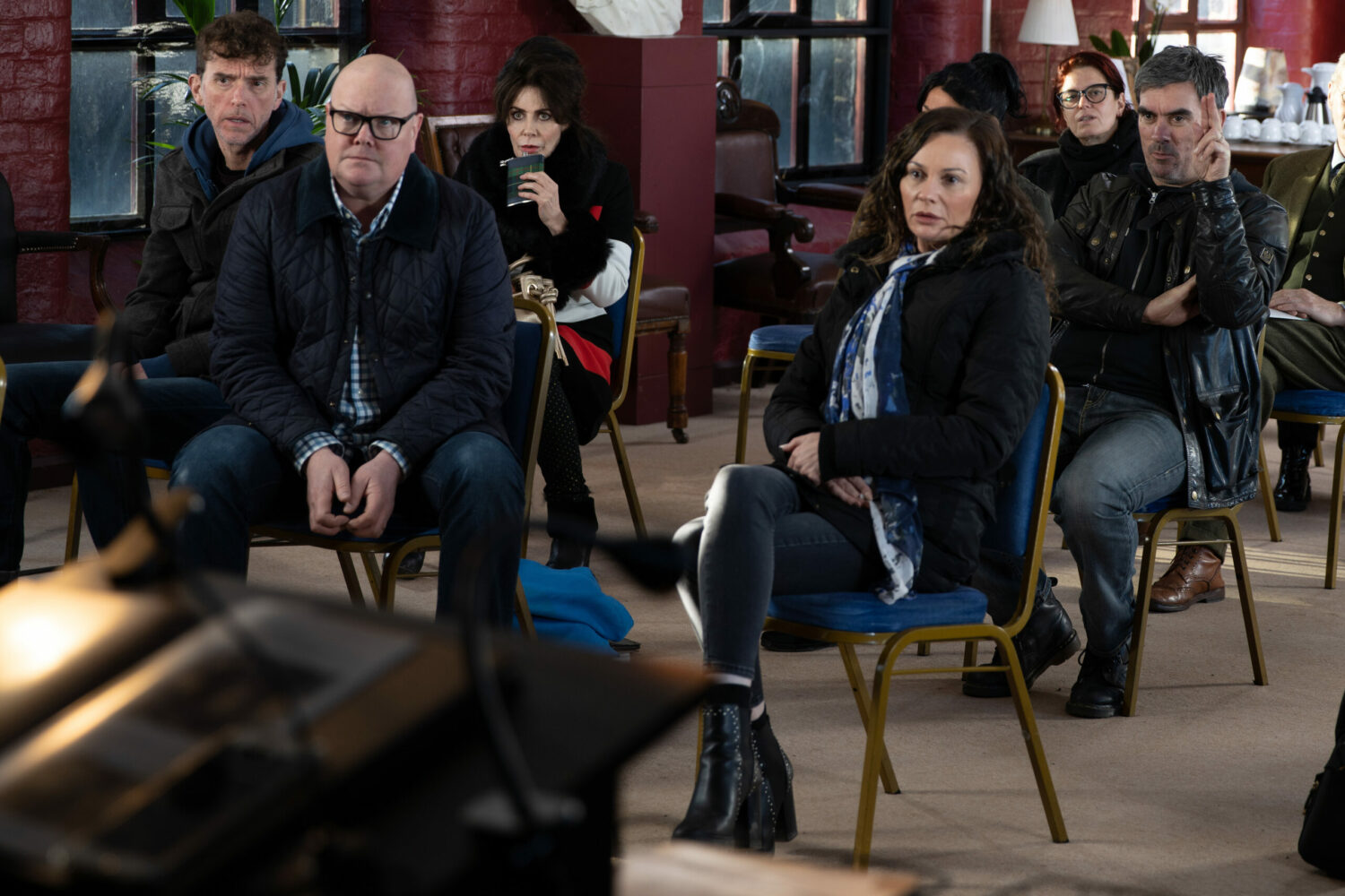 Emmerdale the Dingles attend the auction