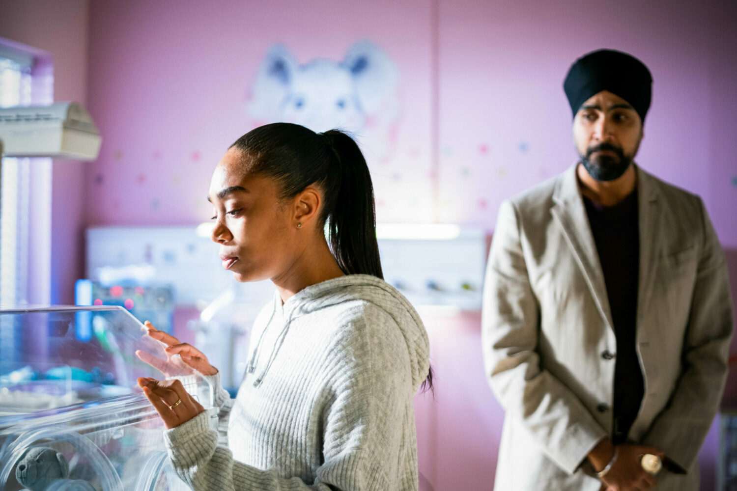 EastEnders Chelsea visits Jordan as Kheerat watches on