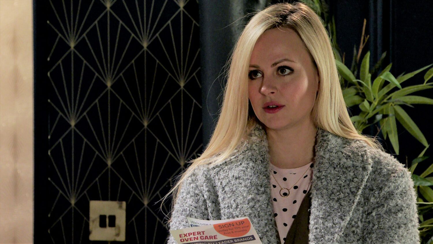 Sarah is unimpressed by Adam's birthday gift