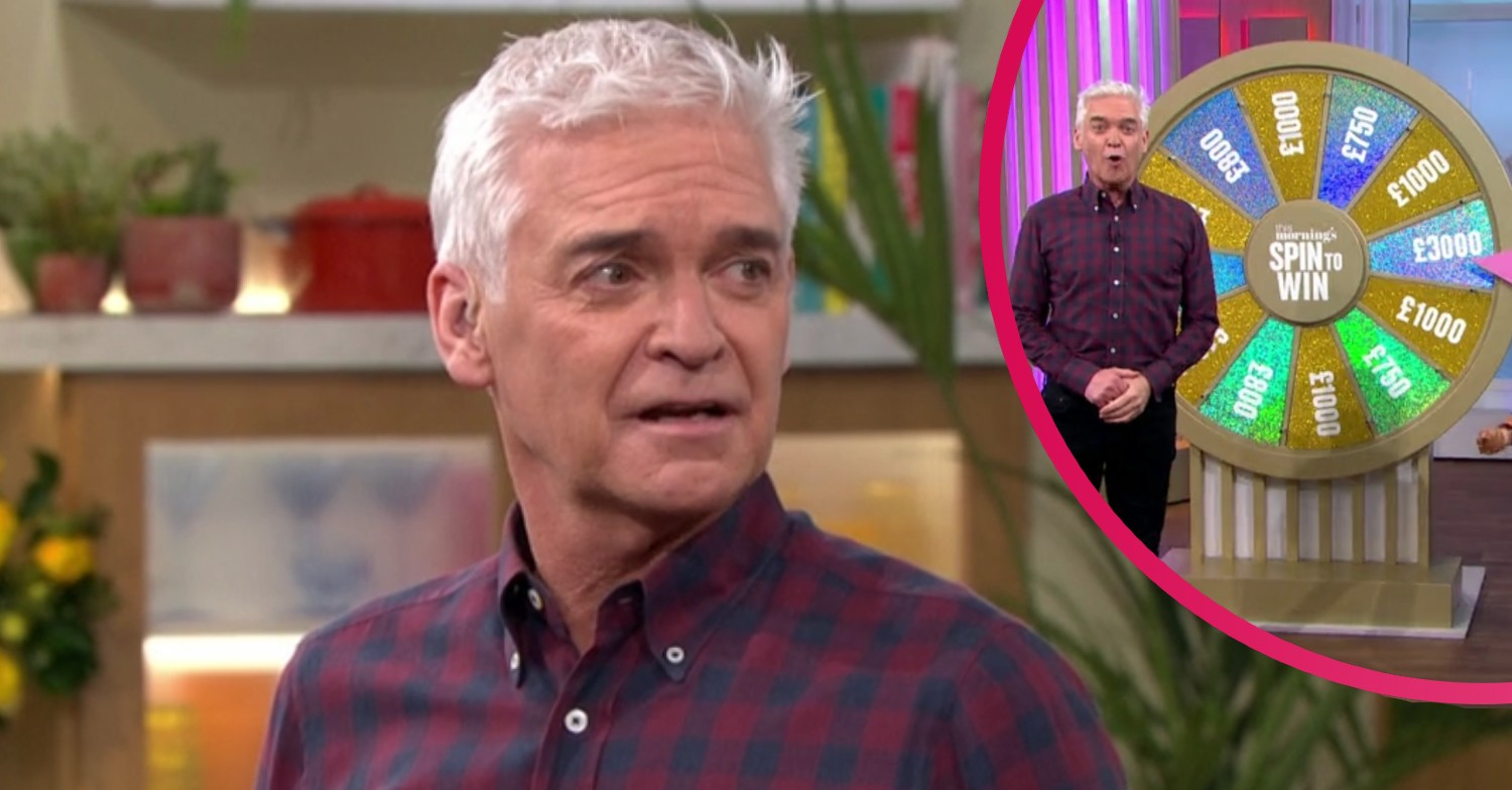 phillip schofield this morning spin to win