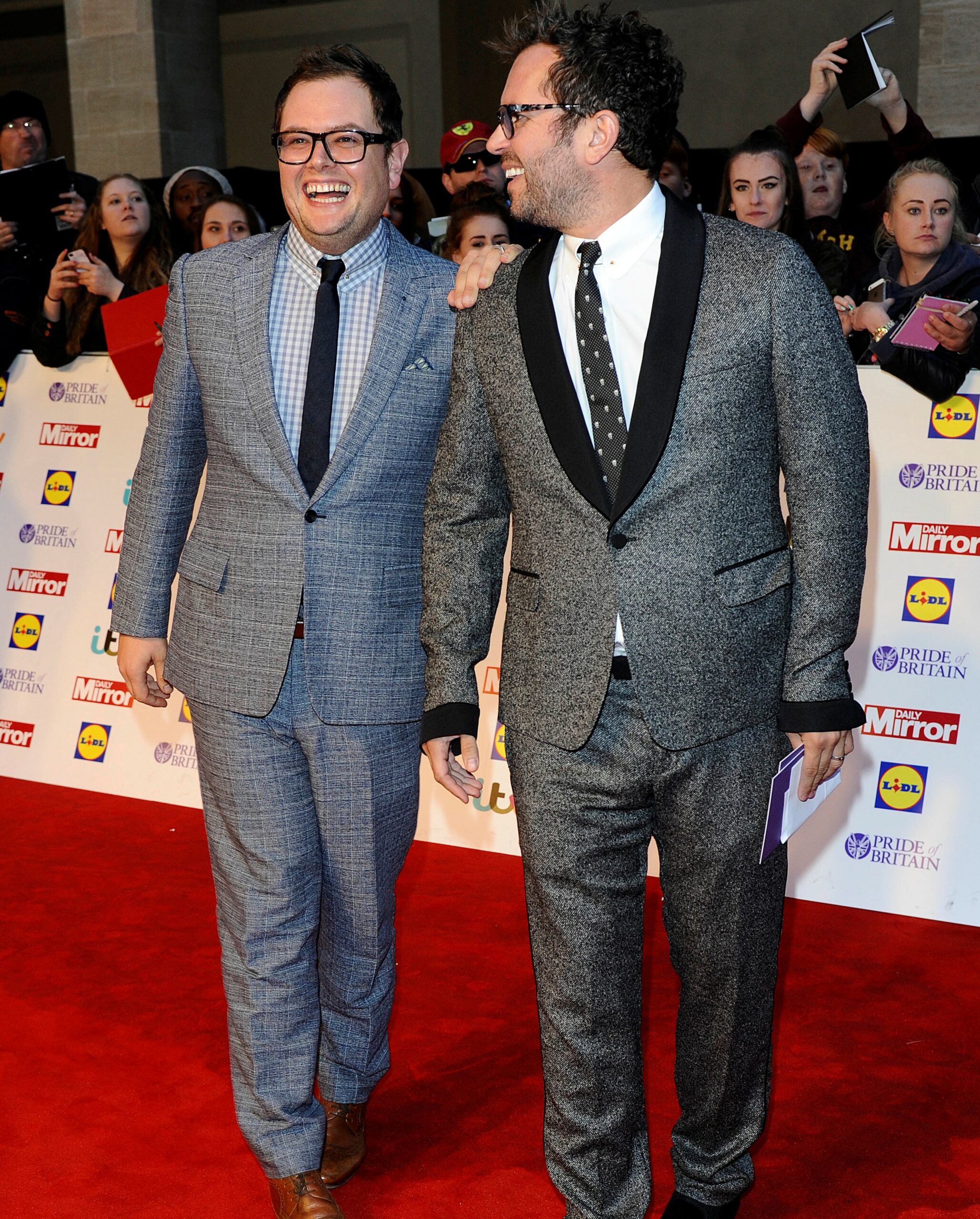 Alan Carr and husband Paul Drayton