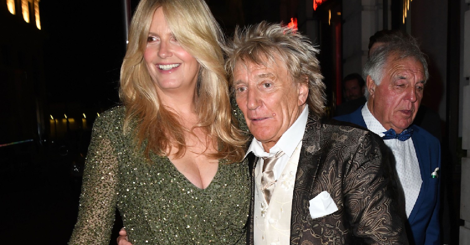 Penny Lancaster and Rod Stewart