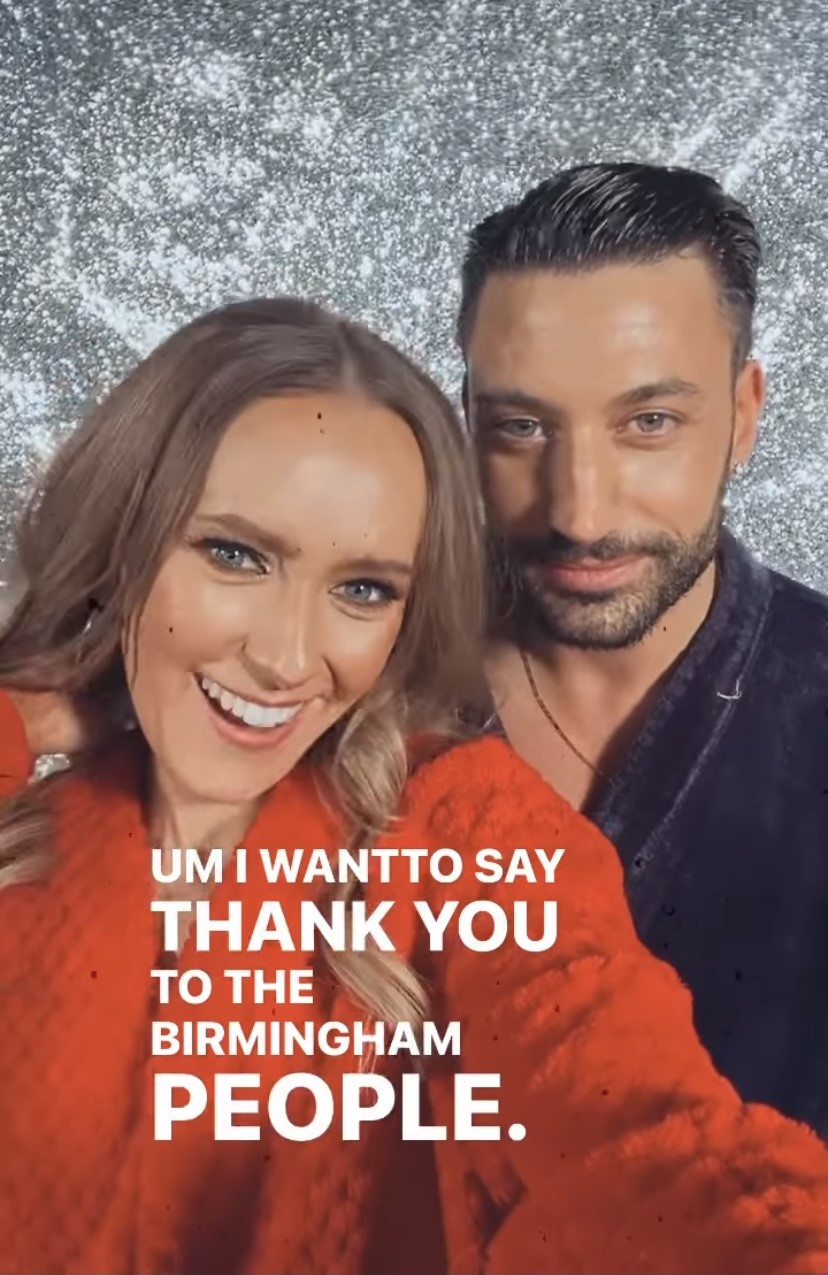 Giovanni Pernice and Rose Ayling-Ellis on the Strictly tour