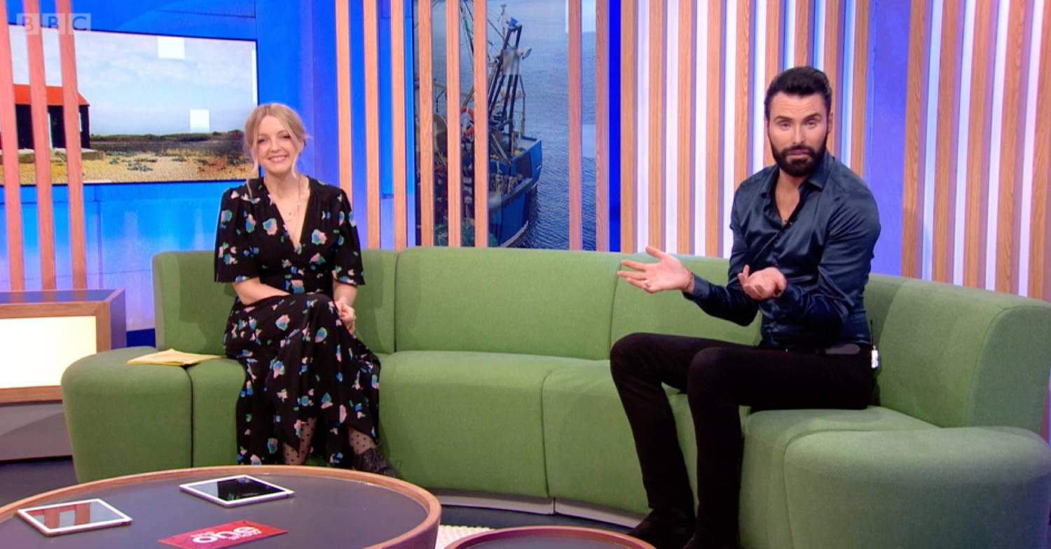 Rylan Clark on The One Show with Lauren Laverne on Thursday