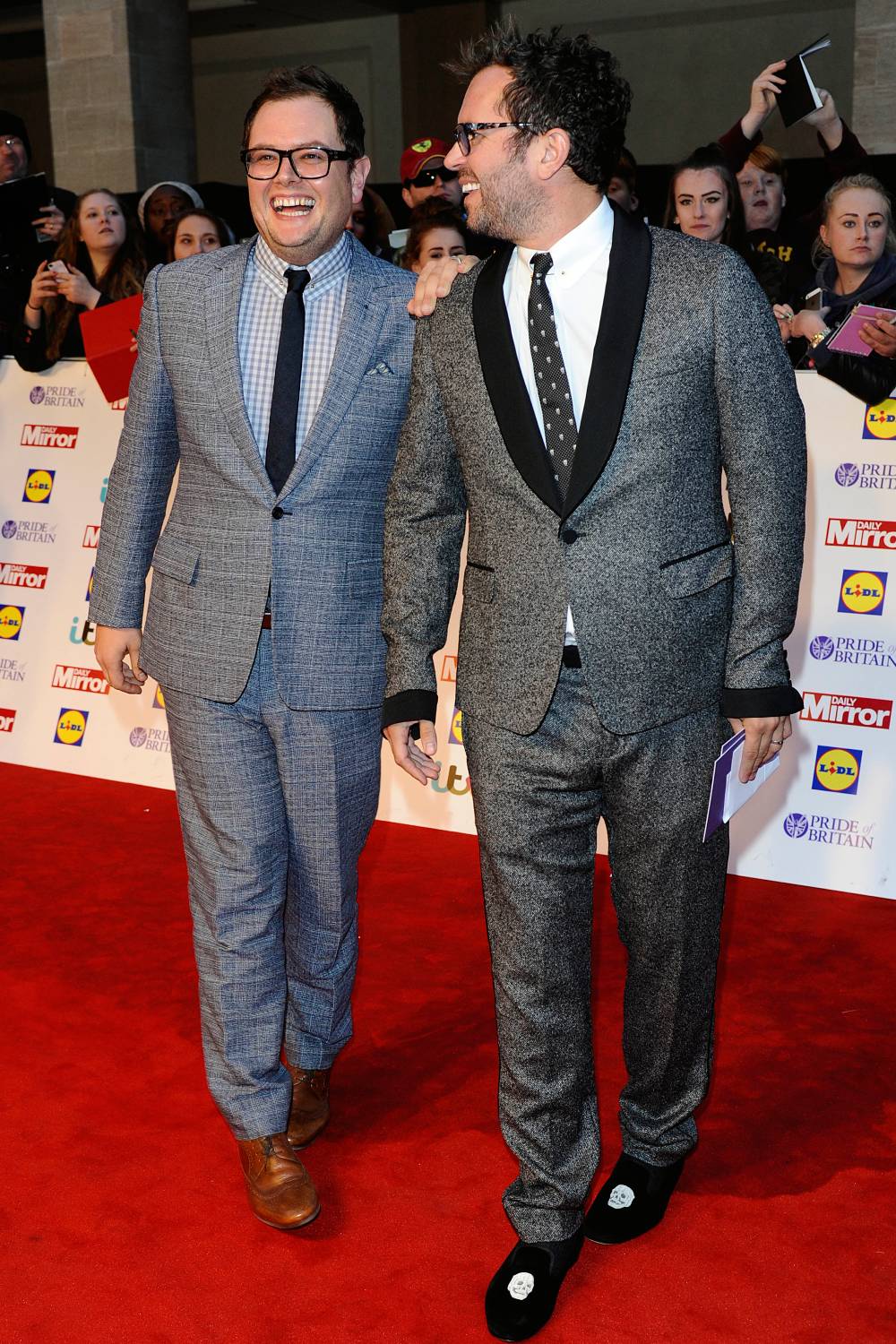 Alan Carr and husband Paul Drayton 