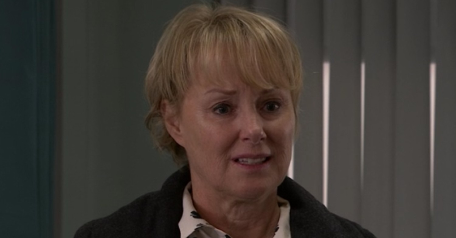 Coronation Street's Sally Metcalfe is devastated over Tim's lies (Credit: ITV)