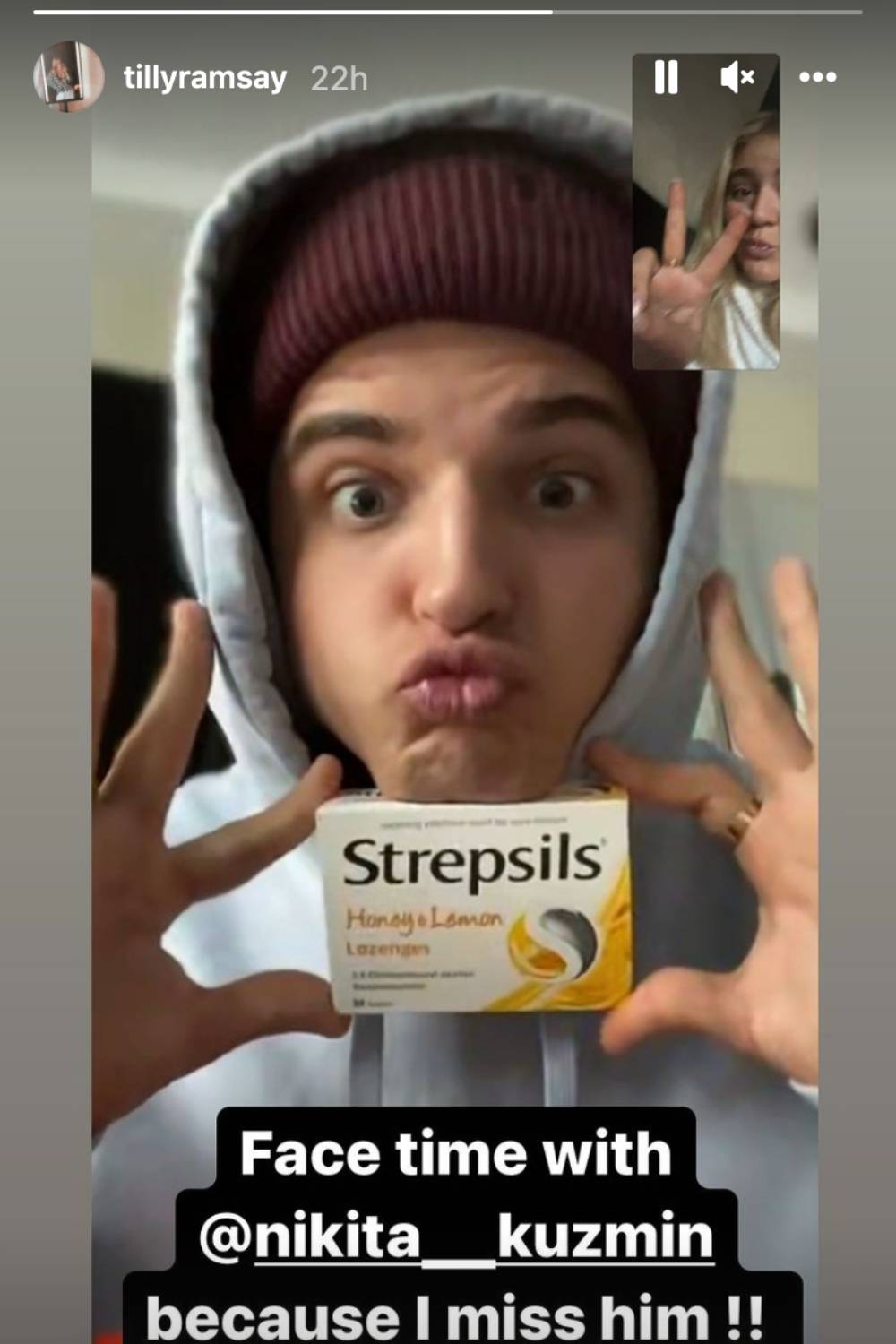 Tilly Ramsay with Strictly partner Nikita