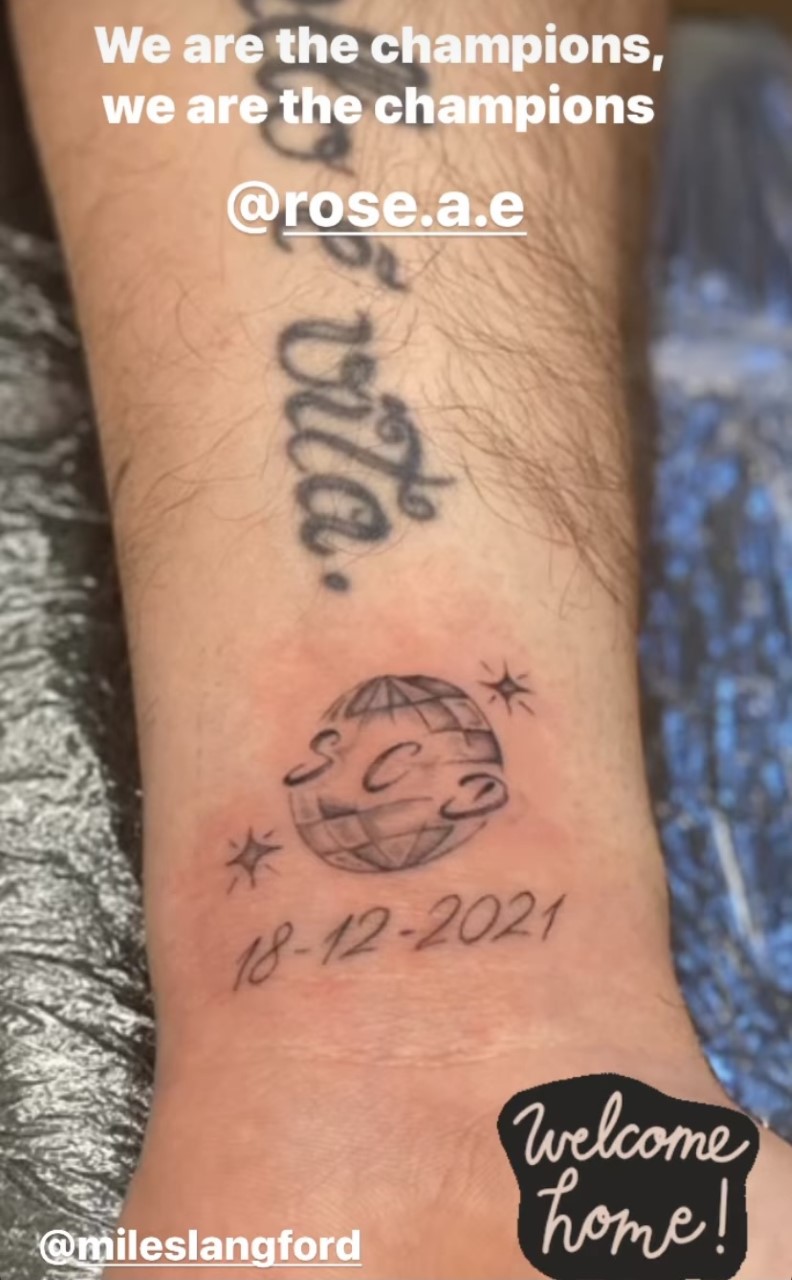 Giovanni Pernice shows off Strictly tattoo